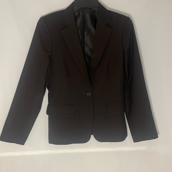 Louis collections custom black pin strip blazer - Picture 2 of 7